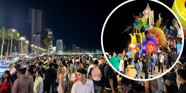 Mazatlán registra alta afluencia de turistas nacionales y extranjeros que disfrutan del carnaval, su gastronomía y atracciones