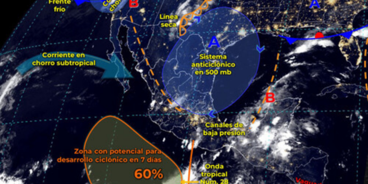 Nuevo frente frío ingresará este 5 de marzo; se esperan temperaturas superiores a 35 °C en 14 estados