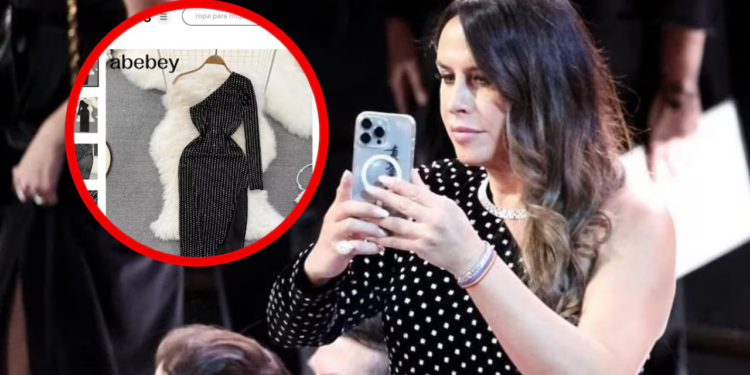 Señalan a Karla Sofía Gascón de usar un vestido de AliExpress en los Oscar 2025: “Cuesta menos de 400 pesos”