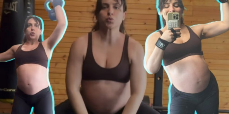 Ana Brenda Contreras recibe críticas por hacer ejercicio y cargar pesas, ¿Es malo entrenar durante el embarazo?