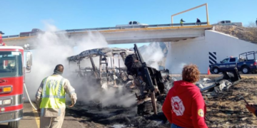 15 personas mueren en un accidente carretero en Velardeña, Durango