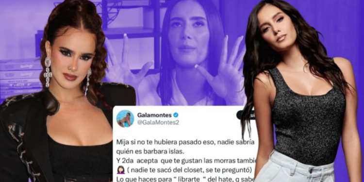 Gala Montes llama “mustia” a Bárbara Islas tras asegurar que su romance fue mentira y la tunden: “Nadie te sacó del clóset”