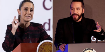 Sheinbaum celebra que la IA de X respondiera a Bukele que ella es la líder más popular