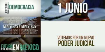 Sheinbaum promueve elección judicial; iglesia católica no puede apoyar a candidatos