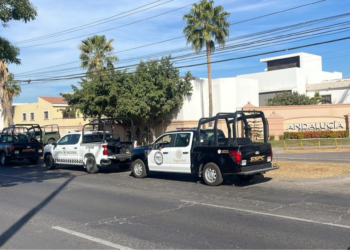 Fuerte operativo militar y policiaco en residencial Andalucía, Culiacán