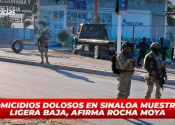 Homicidios dolosos en Sinaloa muestran ligera baja, afirma Rocha Moya