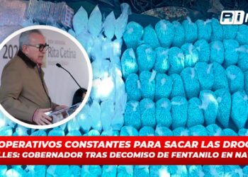 “Son operativos constantes para sacar las drogas de las calles: gobernador tras decomiso de fentanilo en Navolato