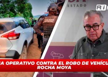 Inicia operativo contra el robo de vehículos: Rocha Moya