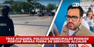 Tras ataques Policías Municipales en Culiacán, podrán portar armas fuera de servicio: Alcalde