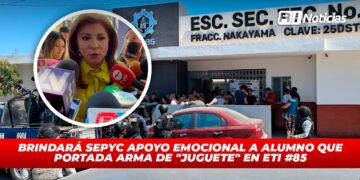 Brindará SEPyC apoyo emocional a alumno que portada arma de “juguete” en ETI #85
