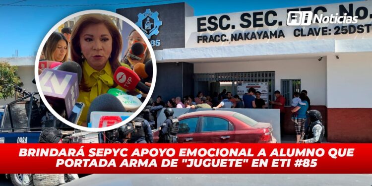 Brindará SEPyC apoyo emocional a alumno que portada arma de “juguete” en ETI #85