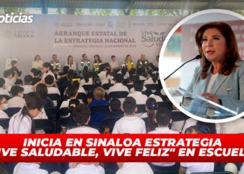 Inicia en Sinaloa estrategia “Vive Saludable, Vive Feliz” en escuelas