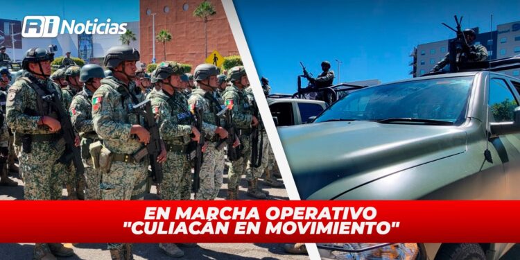 En marcha operativo “Culiacán en Movimiento”