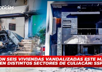Fueron seis viviendas vandalizadas este martes en distintos sectores de Culiacán: SSP