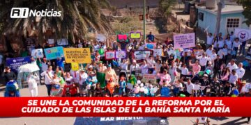 Se une la comunidad de La Reforma por el cuidado de las islas de la bahía Santa María