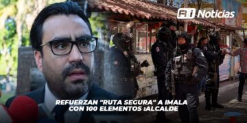Refuerzan “Ruta Segura” a Imala con 100 elementos: Alcalde