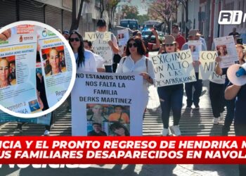 Piden justicia y el pronto regreso de Hendrika María y sus familiares desaparecidos en Navolato