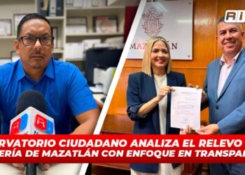 Observatorio Ciudadano analiza el relevo en la Tesorería de Mazatlán con enfoque en transparencia.
