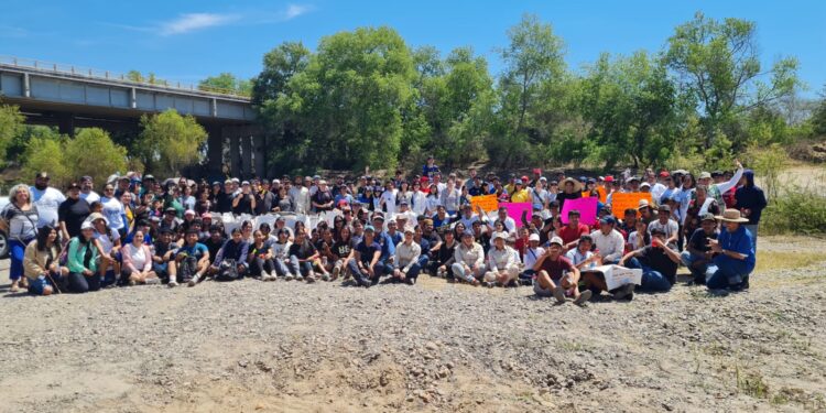 Río Presidio recibe el compromiso ciudadano con 820 Kilos de basura recolectada