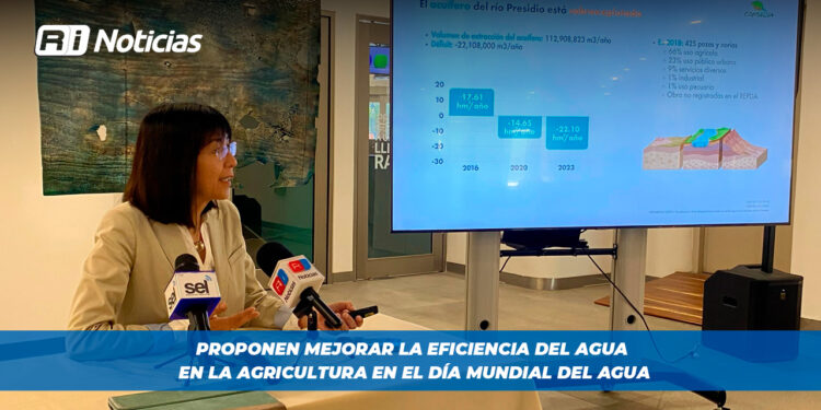 Proponen mejorar la eficiencia del agua en la agricultura en el Día Mundial del Agua