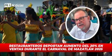 Restauranteros reportan aumento del 20% en ventas durante el Carnaval de Mazatlán 2025