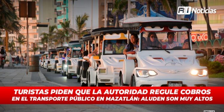 Turistas piden que la autoridad regule cobros en el transporte público en Mazatlán: aluden son muy altos