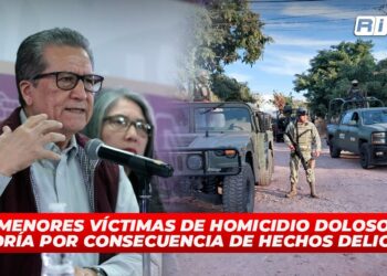 33 menores víctimas de homicidio doloso, la mayoría por consecuencia de hechos delictivos