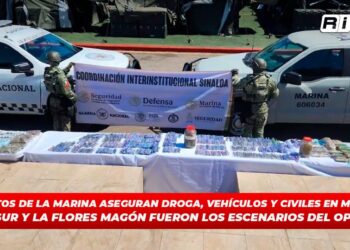 Elementos de la Marina aseguran droga, vehículos y civiles en Mazatlán: Playa Sur y la Flores Magón fueron los escenarios del operativo
