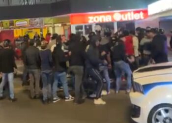 Tres lesionados y ningún detenido hasta el momento, el saldo de lo ocurrido anoche en Zona Dorada