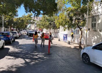 Evacúan a 180 alumnos y docentes de jardín de niños tras ataque de abejas en Culiacán