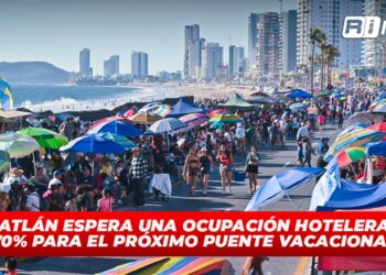 Mazatlán espera una ocupación hotelera del 70% para el próximo puente vacacional