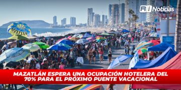 Mazatlán espera una ocupación hotelera del 70% para el próximo puente vacacional
