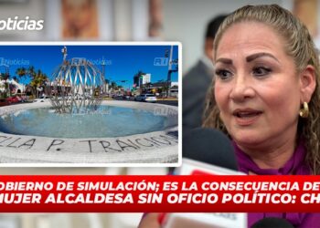 Hay gobierno de simulación; es la consecuencia de tener una mujer alcaldesa sin oficio político: Chollet