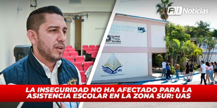 La inseguridad no ha afectado para la asistencia escolar en la zona sur: UAS