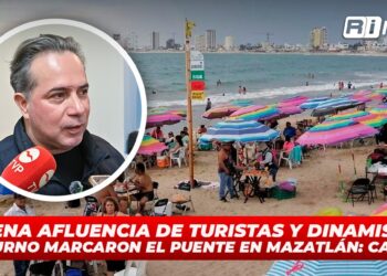 Buena afluencia de turistas y dinamismo nocturno marcaron el puente en Mazatlán: Canirac