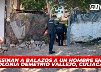 Asesinan a balazos a un hombre en la colonia Demetrio Vallejo, Culiacán