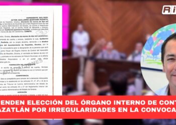 Suspenden elección del Órgano Interno de Control en Mazatlán por irregularidades en la convocatoria