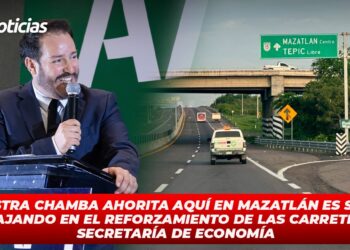 “Nuestra chamba ahorita aquí en Mazatlán es seguir trabajando en el reforzamiento de las carreteras”: Secretaría de Economía