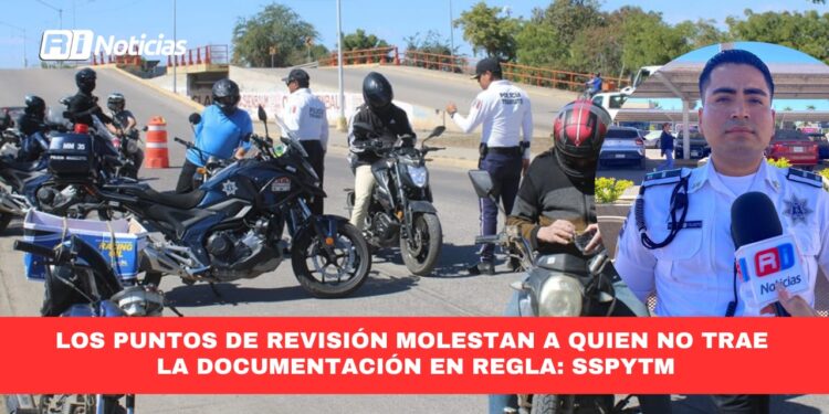 Los puntos de revisión molestan a quien no trae la documentación en regla: SSPyTM