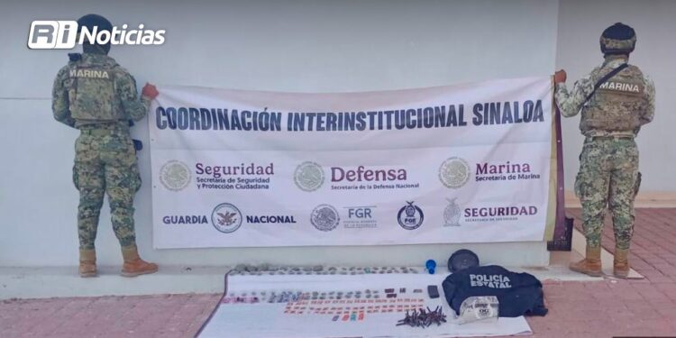 Equipo táctico y puntas de acero son asegurados en Guamúchil