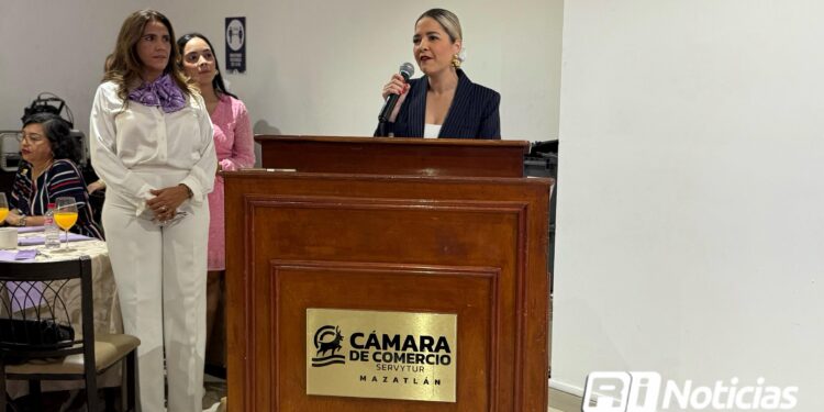 “No estamos solas”, dice Estrella Palacios a Mujeres Empresarias de CANACO SERVYTUR Mazatlán