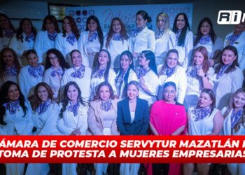 La Cámara de Comercio Servytur Mazatlán hace toma de protesta a mujeres empresarias