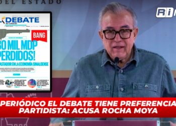Periódico Debate tiene preferencia partidista: acusa Rocha Moya
