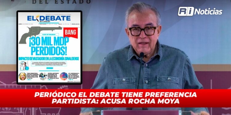 Periódico Debate tiene preferencia partidista: acusa Rocha Moya