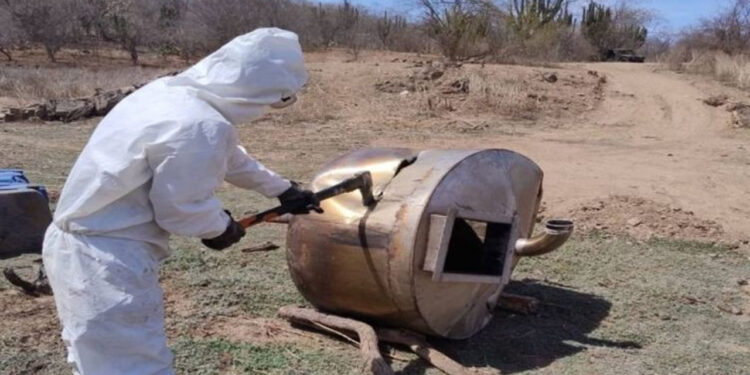 Golpe millonario al narco: aseguran armas, vehículos y 8 laboratorios de metanfetamina en Sinaloa