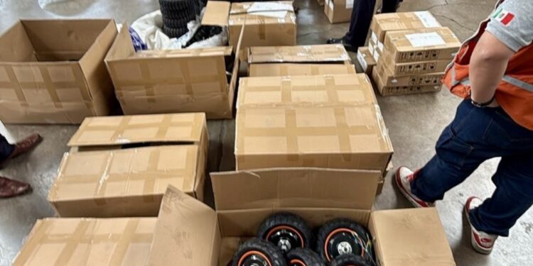 Decomisan mercancía china por unos 300 mdp