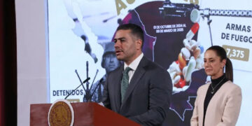 Van 14 mil detenidos, 7 mil armas y 125.8 toneladas de droga aseguradas desde octubre: Harfuch