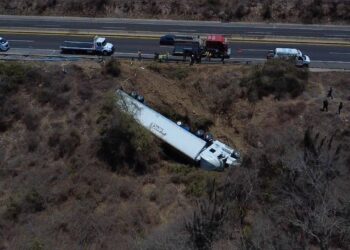 Vuelca tráiler cargado de pollo en la autopista Culiacán – Mazatlán