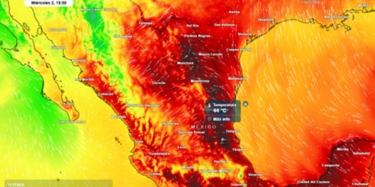 Onda de calor seguirá en gran parte del país; habrá temperaturas superiores a 40°C en 15 estados