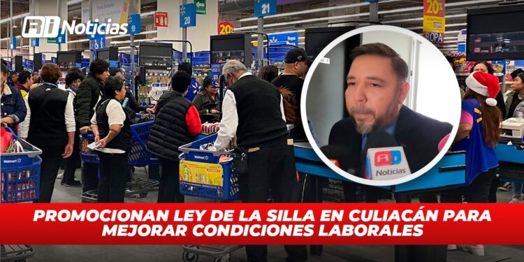 Promocionan Ley de la Silla en Culiacán para mejorar condiciones laborales